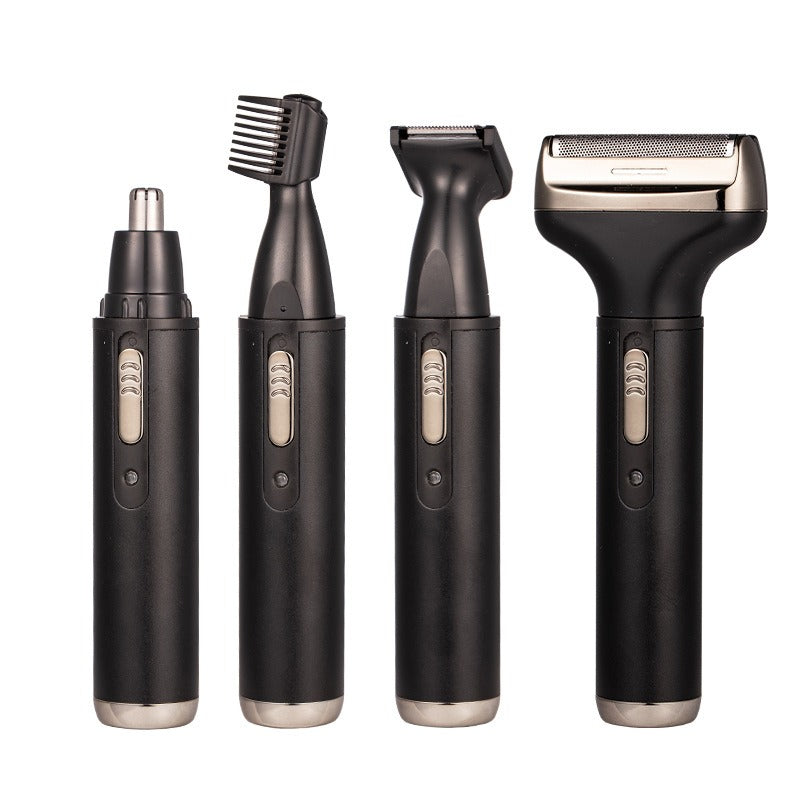 Nouveau Rasoir Électrique Homme 4 en 1 Tondeuse Nez Barbe Sourcils Coupe-Chiffon Composé