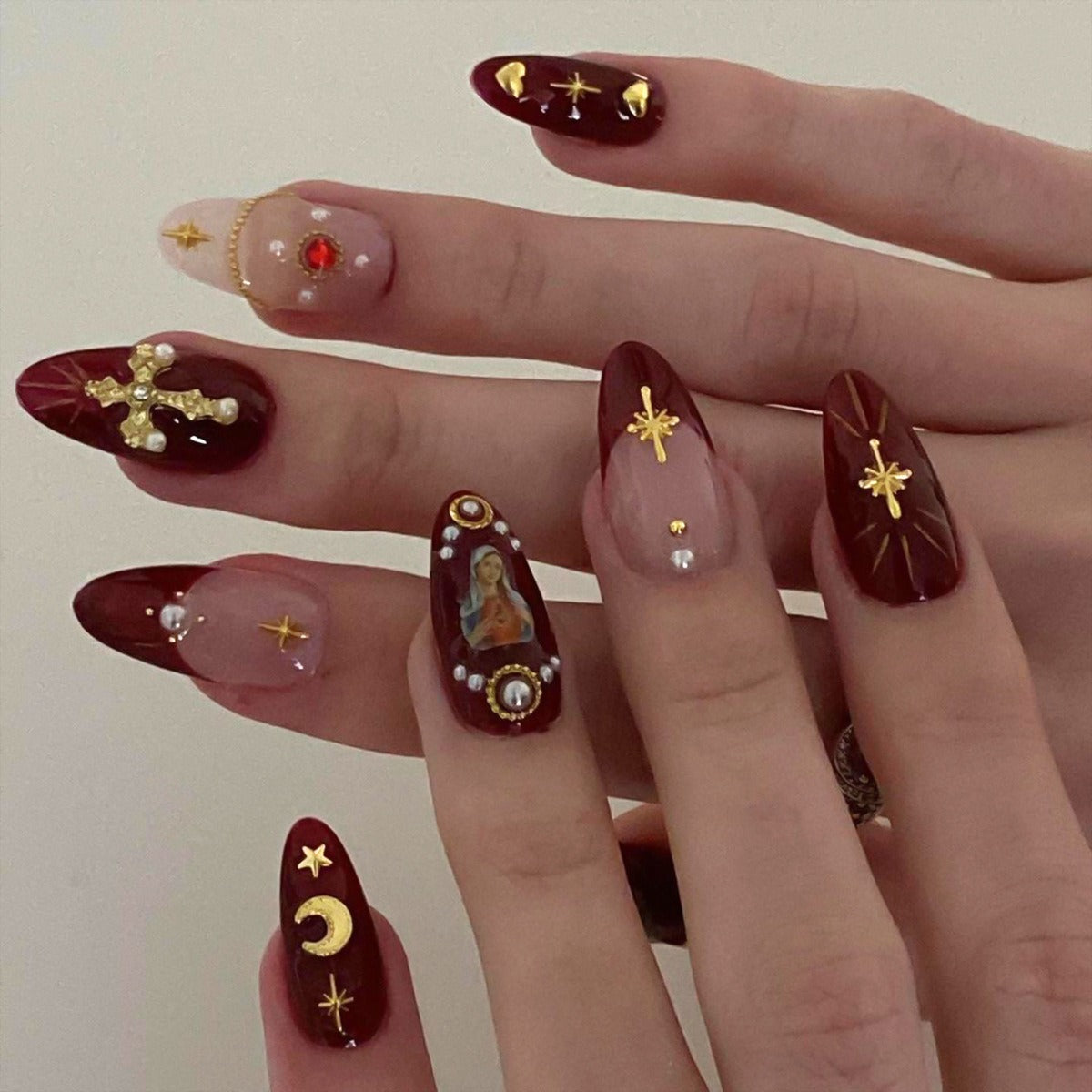 Ongles portables populaires européens et américains, faux ongles à strass flash explosifs