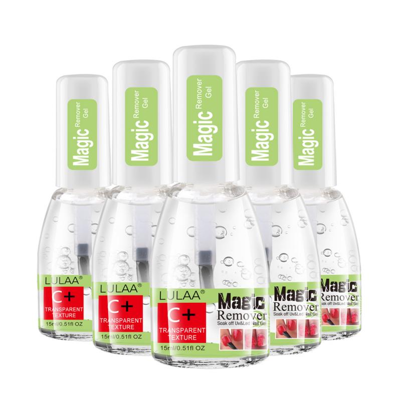 LULAA 15ml Dissolvant de vernis à ongles Gel liquide Nettoyant pour ongles Dissolvant de vernis à ongles Outils de manucure professionnels
