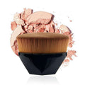 Brosses de maquillage poudre Six Corners, diamant cosmétique, hexagonale, sans traces, pinceau de fond de teint en silicone