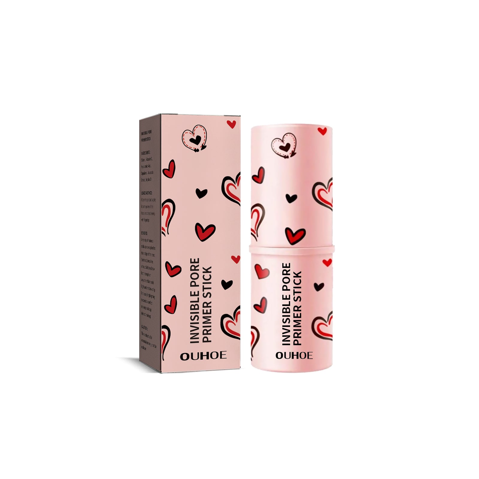 OUHOE Stick Pores Invisibles, Anti-cernes Éclaircissant, Lissant les Pores, Stick Pré-Maquillage