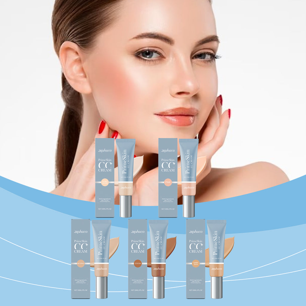 Série de Fonds de Teint Fluides Légers et Nourrissants Zephoco, Hydratants Légers, Éclaircissants, Hydratants et Ne Colla pas pour un Maquillage Naturel