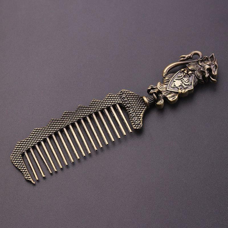 Peigne rétro Harry Potter - Peigne de style universitaire Gryffondor - Cadeau périphérique