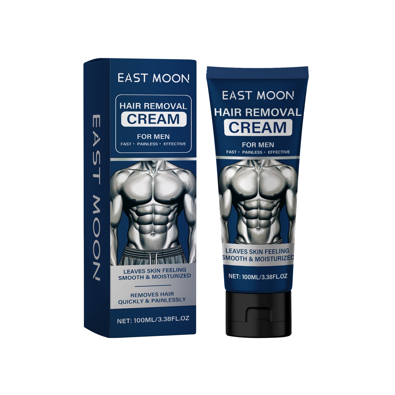 Crème dépilatoire, hommes, enlève la barbe, les aisselles, les mains et les jambes, douce, ne stimule pas la crème dépilatoire pour le corps
