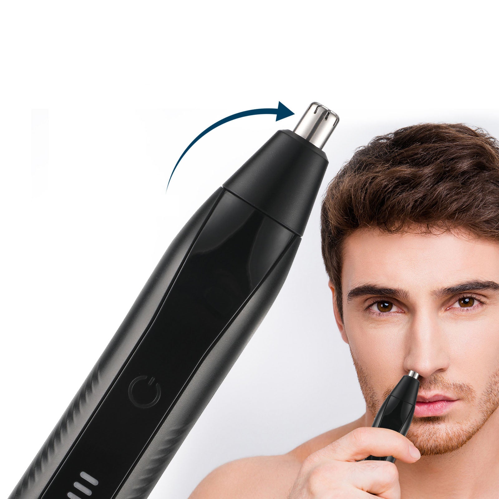 Outil de réparation de tondeuse électrique nez et sourcils pour couteau à cheveux de nez rechargeable pour hommes