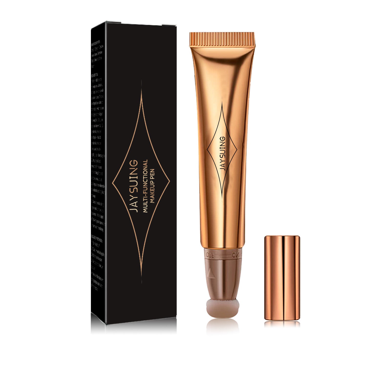 Jaysuing Crayon de Maquillage Multifonctionnel, Bâton de Contour Liquide Solide Fard à Joues et Illuminateur Facial