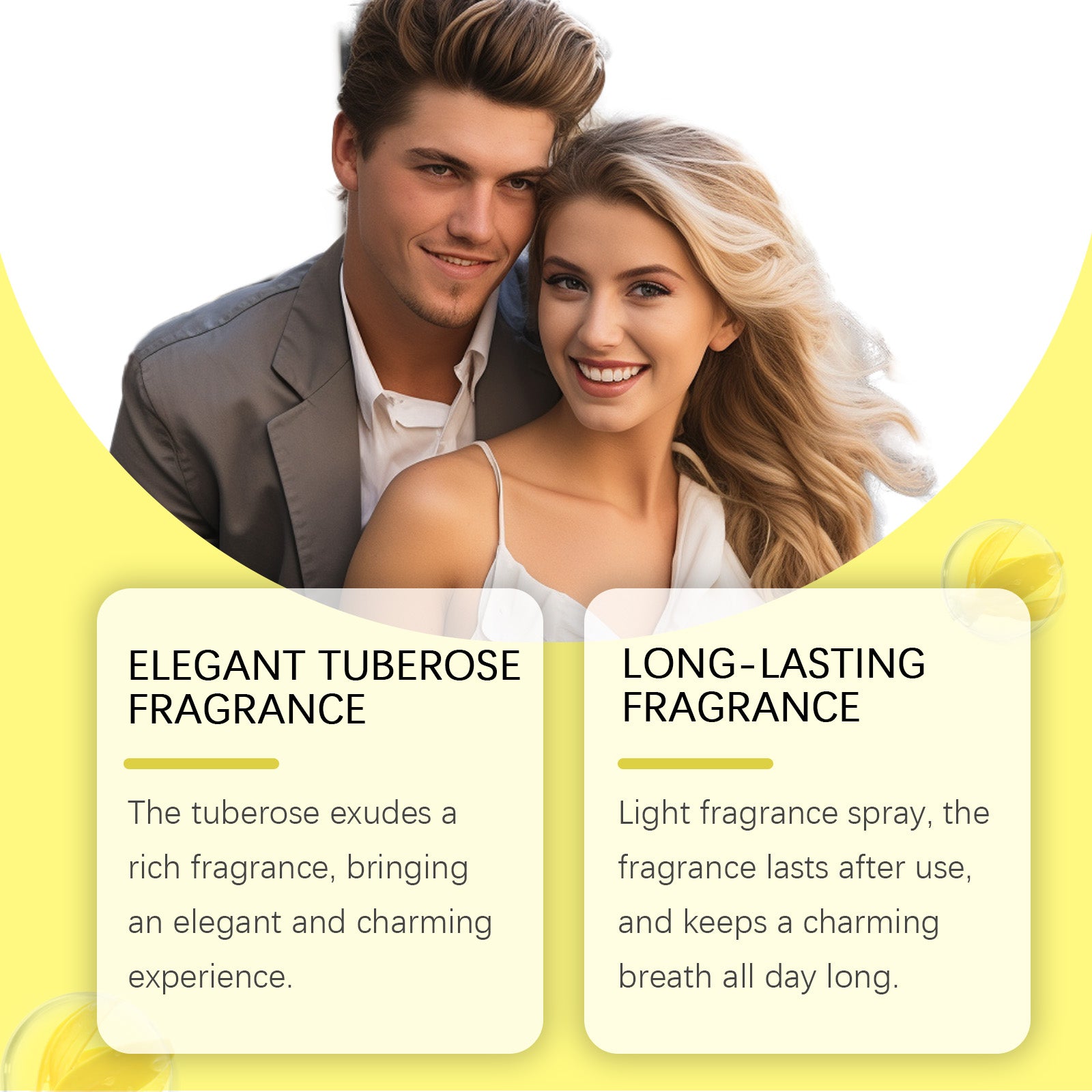 EELHOE Spray parfumé corporel Ylang Ylang Soir, Parfum Léger Doux Avec Une Fragrance Naturelle Fraîche Et Non Grasse