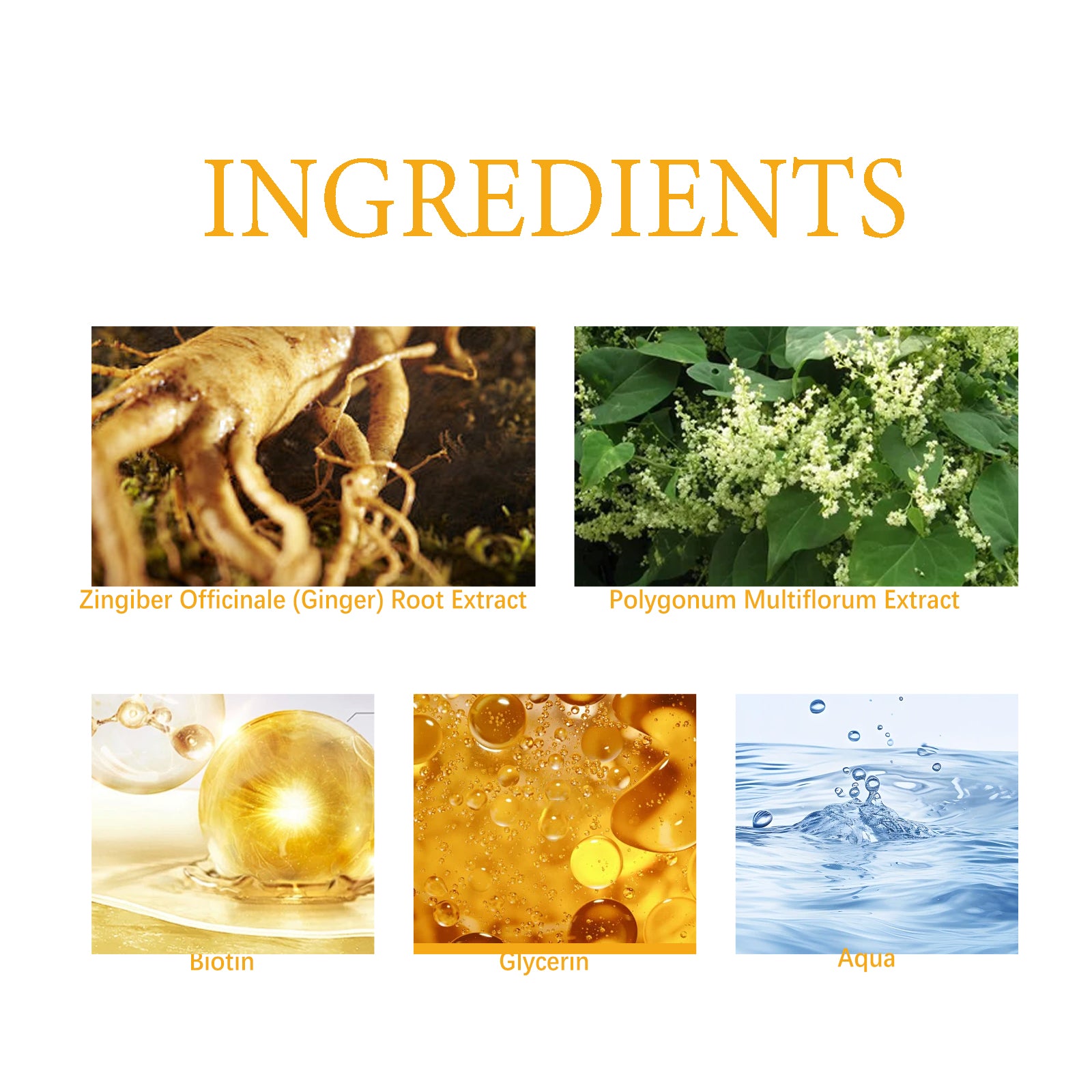 Sérum de croissance capillaire à la biotine OUHOE, nourrit la racine des cheveux, répare les cheveux, tempérament irritable, prévient la chute des cheveux