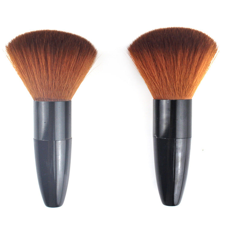 Pinceau poudre Pinceau blush Pinceau surligneur Brosse de nettoyage pour la coiffure Pinceau à poussière Brosse à ongles Pinceau de maquillage portable