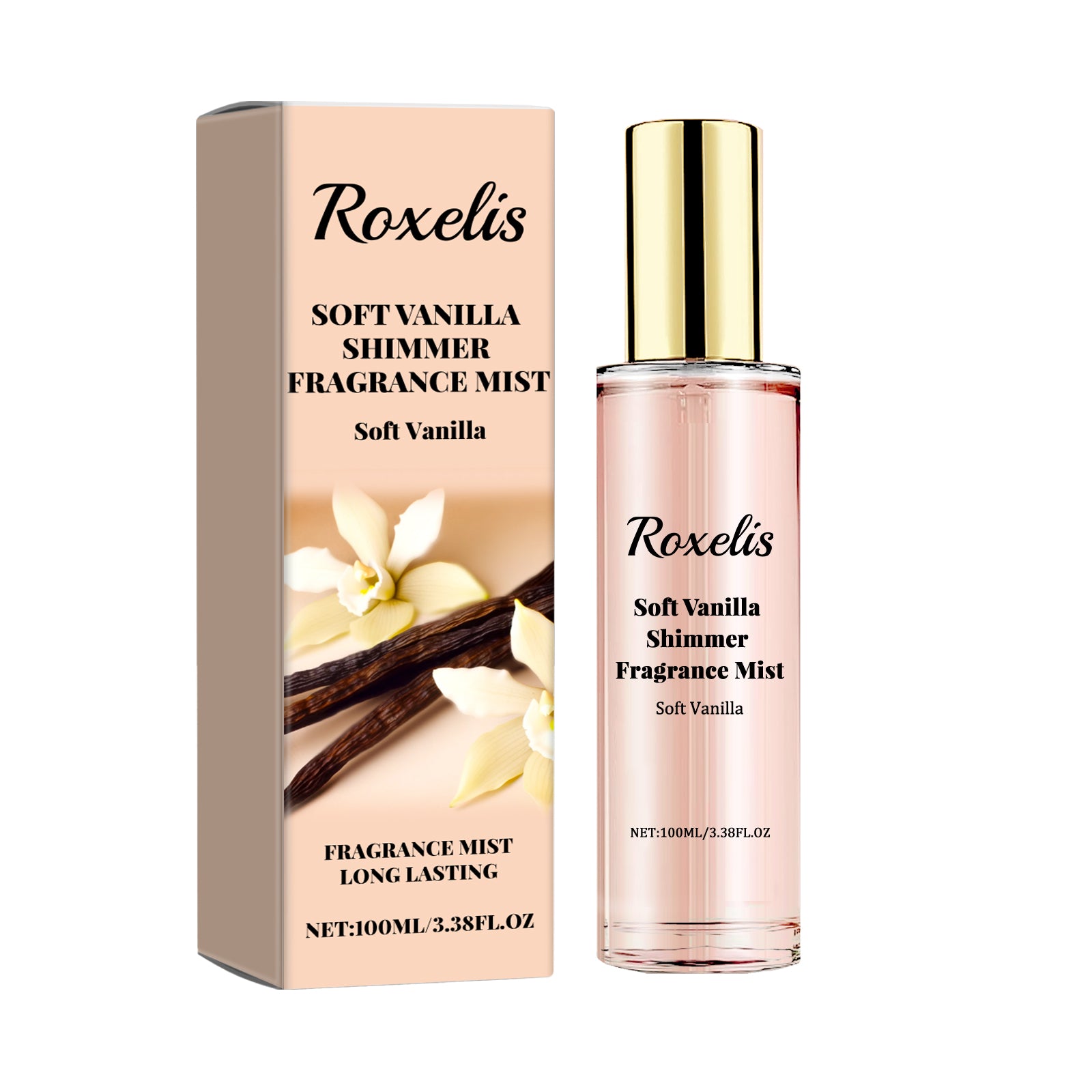 Brume parfumée Vanille Douce Scintillante, parfum longue durée, fraîche et naturelle, rendez-vous en couple avec un parfum pour créer une atmosphère de rencontre.