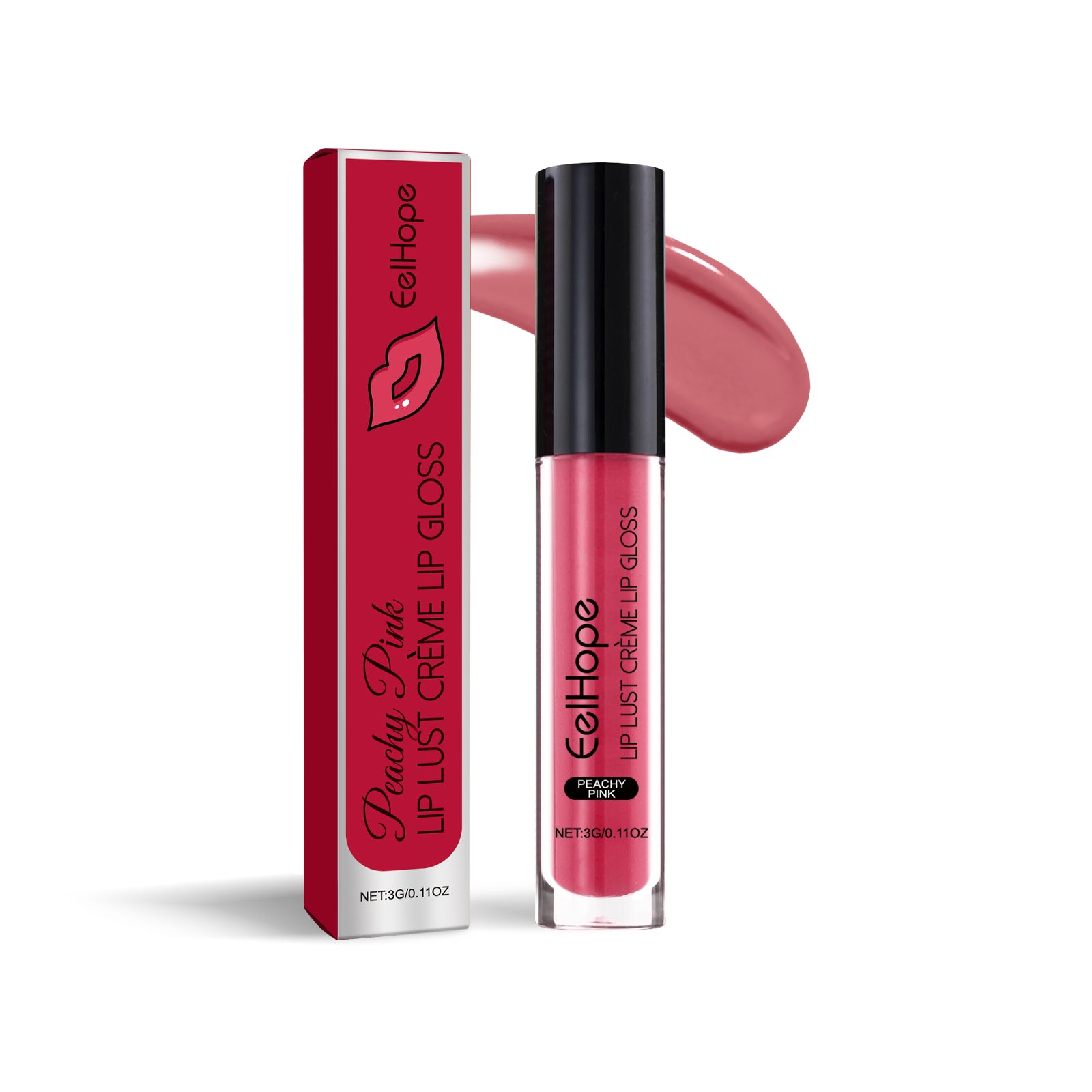 Laque à lèvres, hydratante et nourrissante, facile à colorer, ne colle pas, longue tenue, rouge à lèvres portable.