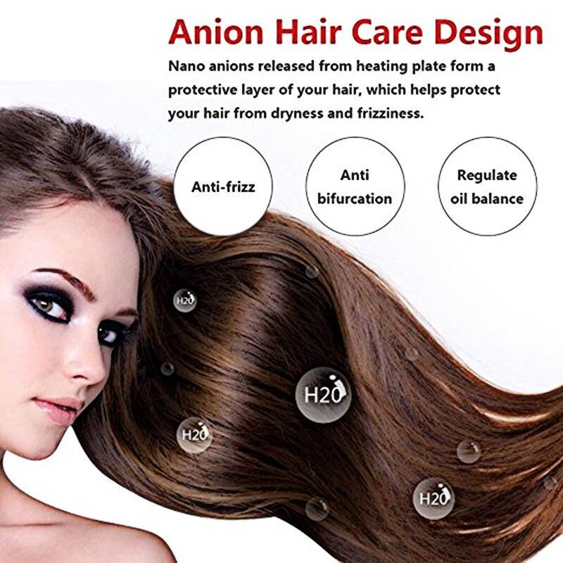Peigne-fer à lisser et à friser céramique tout-en-un pour hommes, redresseur de barbe, styler volumisant pour hommes, brosse lissante