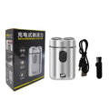 Rasoir de Voyage Lave-Auto Rasoir Double Tête Charge Portable Couteau à Barbe Flottant