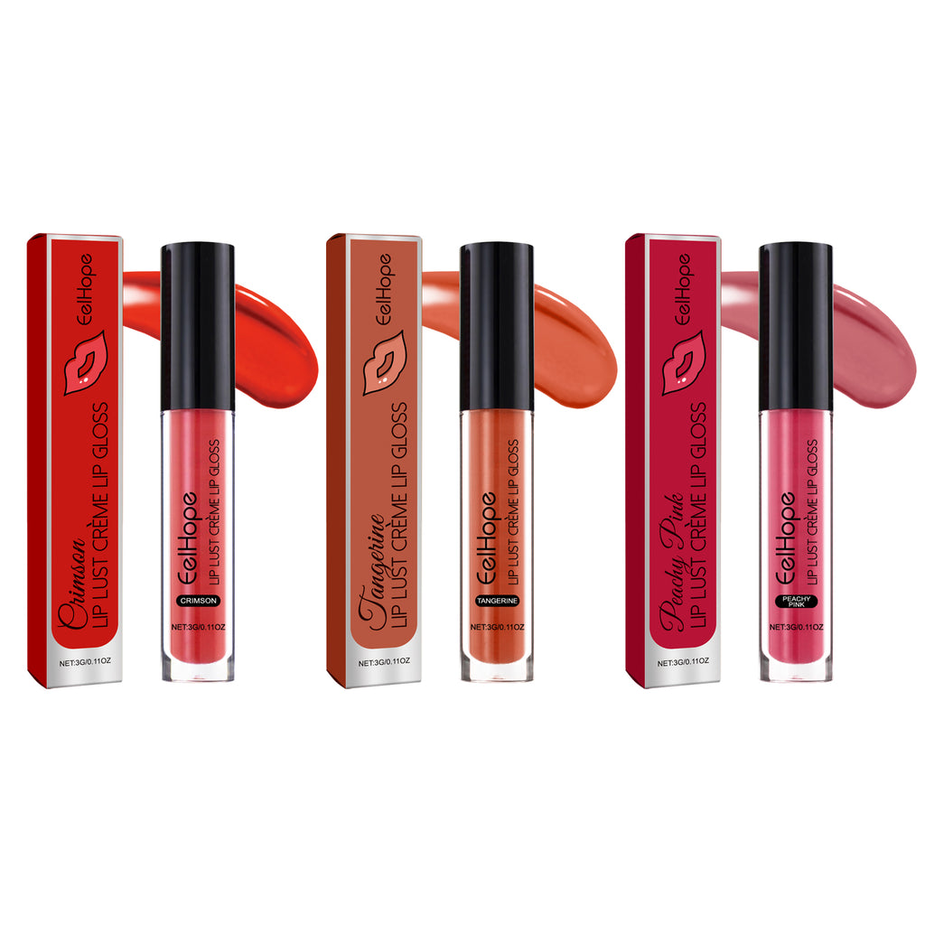 Laque à lèvres, hydratante et nourrissante, facile à colorer, ne colle pas, longue tenue, rouge à lèvres portable.