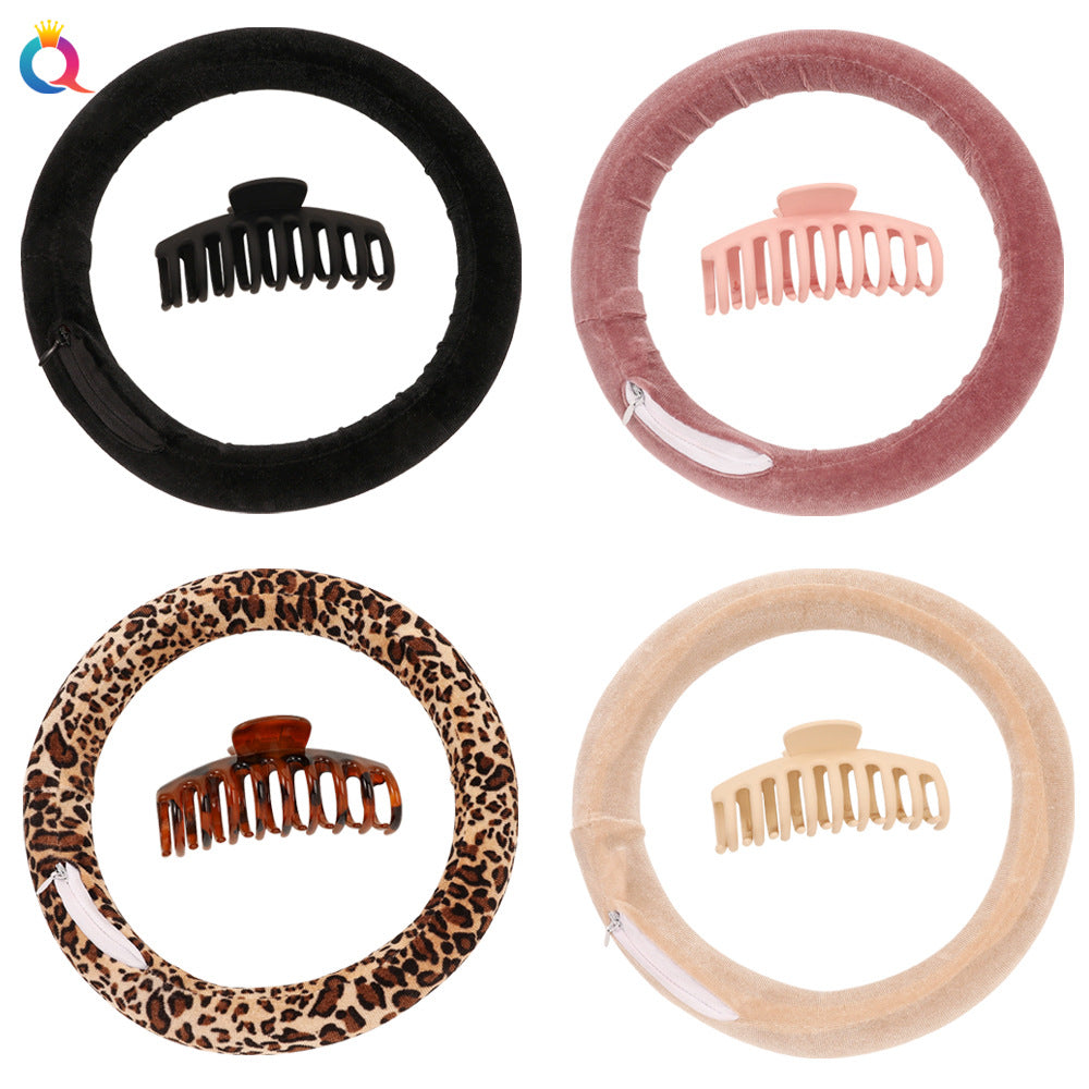 Fer à friser rond paresseux sans chaleur en velours Mousse EVA