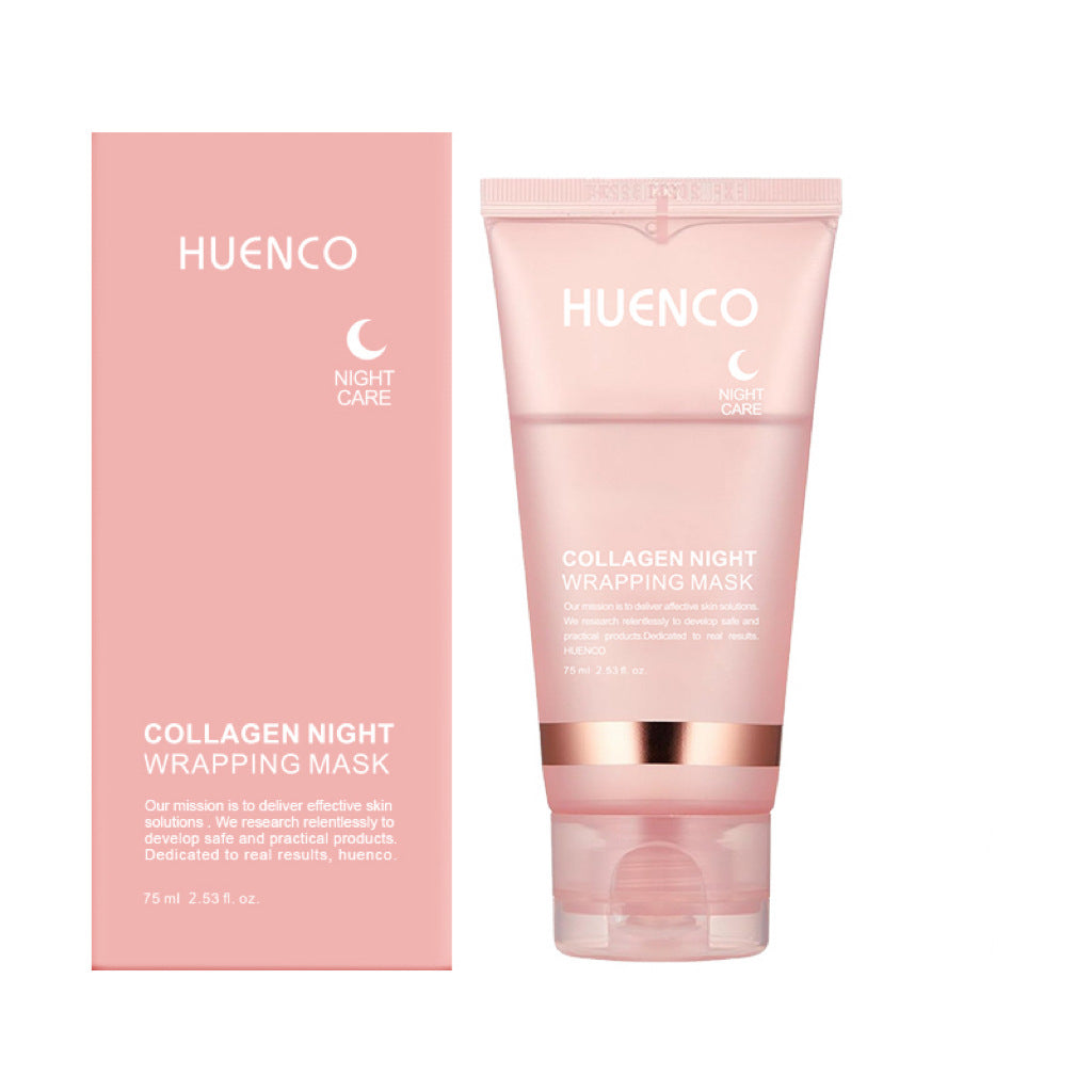 Masque de nuit peeling au collagène, étirable, nettoyant en profondeur, rajeunissant et hydratant