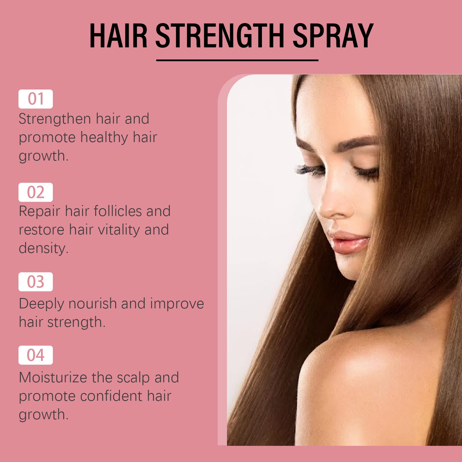 Hoegoa Spray Capillaire, Traitement Essence Hydratante Et Assouplissante Pour Le Cuir Chevelu, Améliore L'état Des Cheveux