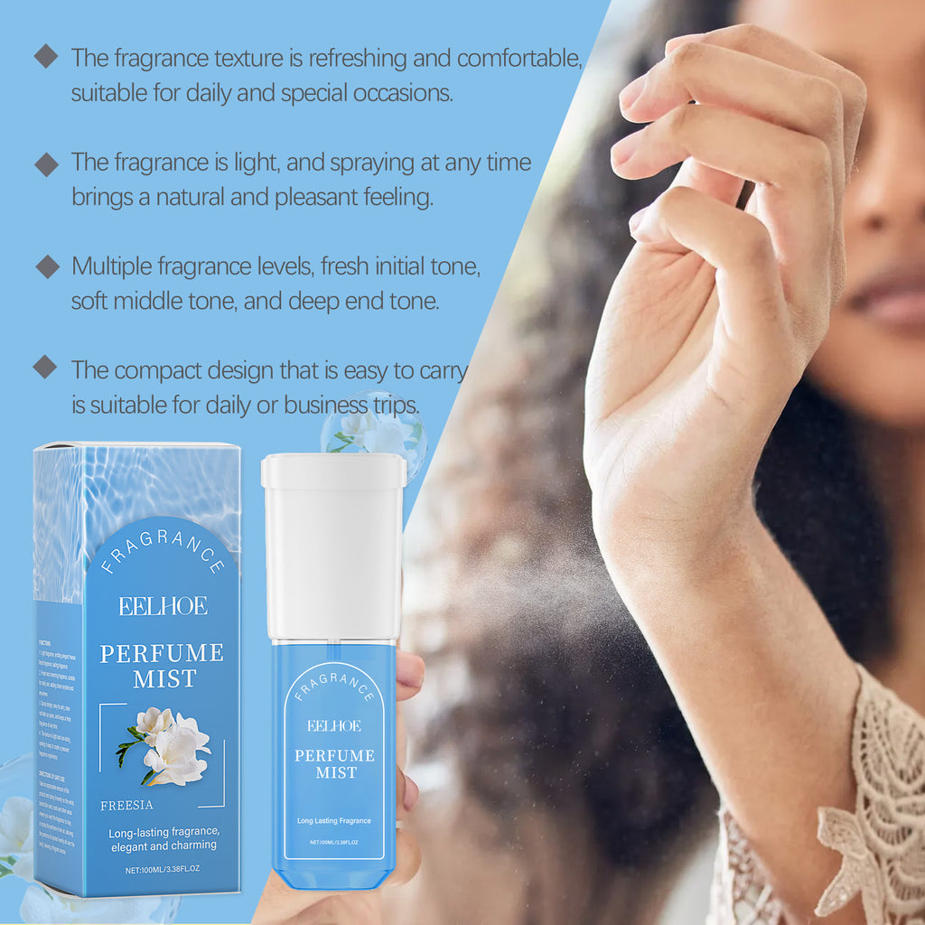 EELHOE Freesia Body Perfume Spray, Parfum Léger, Doux, Frais Naturel et Non Gras