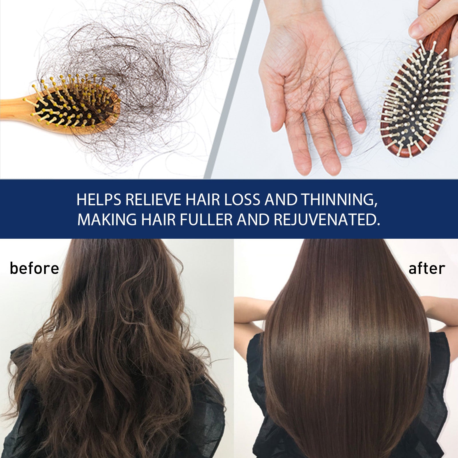 Shampoing Capillaire Antipruritique Cuir Chevelu, Shampoing Démêlant Cheveux Et Hydratant Cuir Chevelu Cheveux Denses Anti-Fixatif
