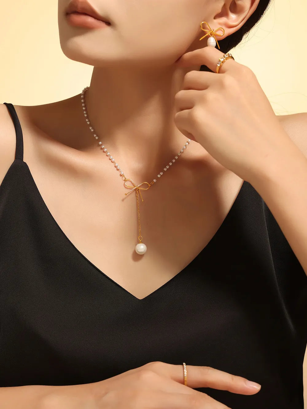 Chaîne de clavicule en acier inoxydable, style léger, tempérament simple et luxueux