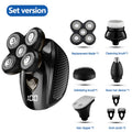 Kit de toilettage multifonctionnel Rasoir électrique étanche pour hommes Rasoir électrique rechargeable Machine à raser la tête chauve Tondeuse à barbe