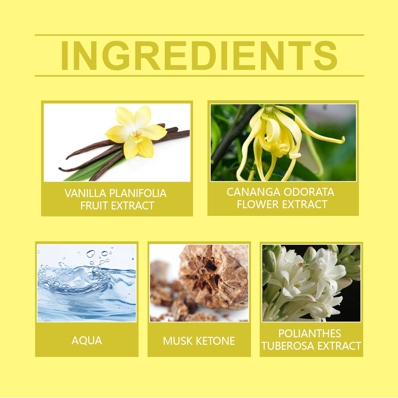 EELHOE Spray parfumé corporel Ylang Ylang Soir, Parfum Léger Doux Avec Une Fragrance Naturelle Fraîche Et Non Grasse