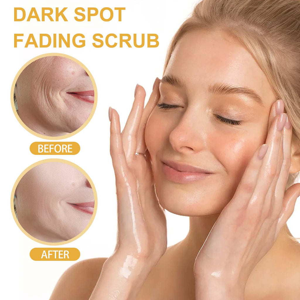 Gommage facial exfoliant au curcuma pour un nettoyage en profondeur des pores délicats et un soin nettoyant de beauté