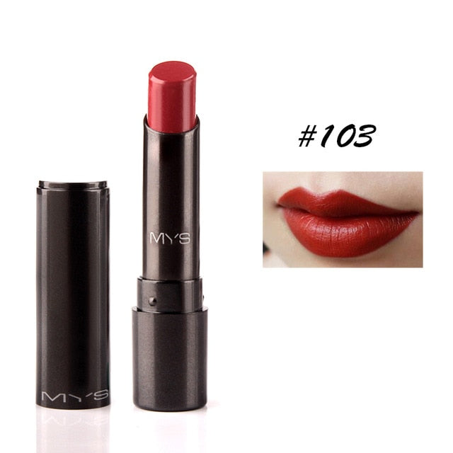 MYS Brand Rouge à Lèvres Mat Longue Durée Teinte Cosmétique Brillant à Lèvres Maquillage Rouge Batom
