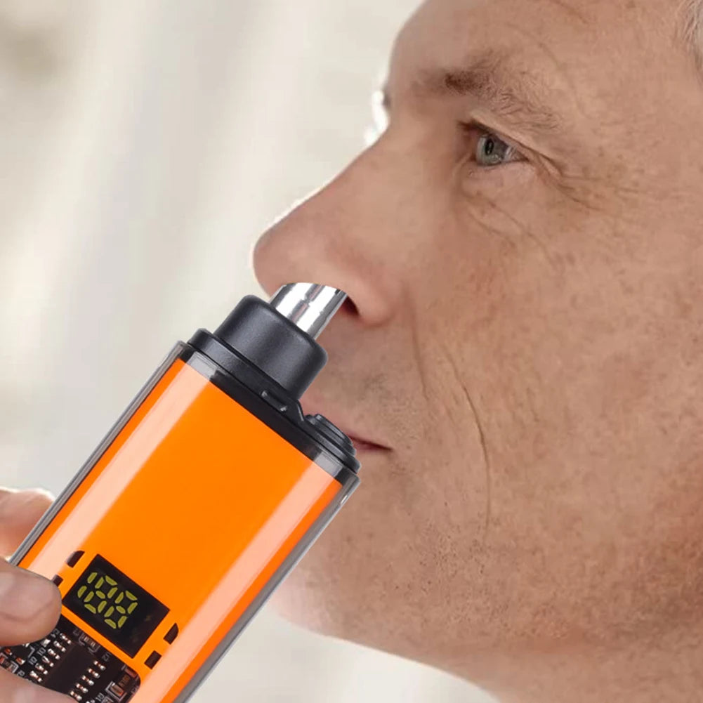 Tondeuse électrique à poils de nez, Recharge USB, Tondeuse à poils de nez et d'oreilles, Tondeuse électrique portable à poils de nez, Recharge rapide pour hommes
