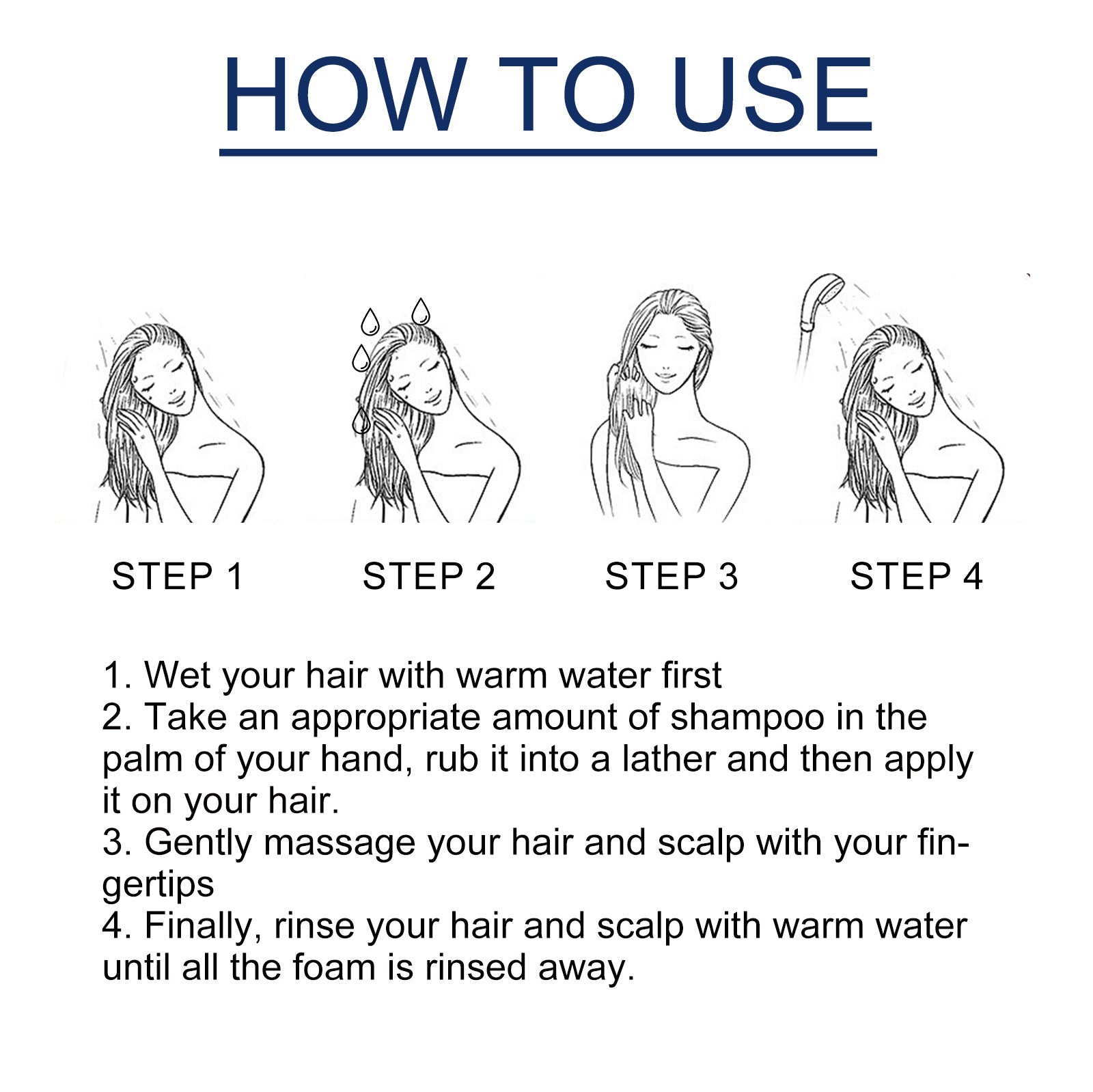 Shampoing Capillaire Antipruritique Cuir Chevelu, Shampoing Démêlant Cheveux Et Hydratant Cuir Chevelu Cheveux Denses Anti-Fixatif