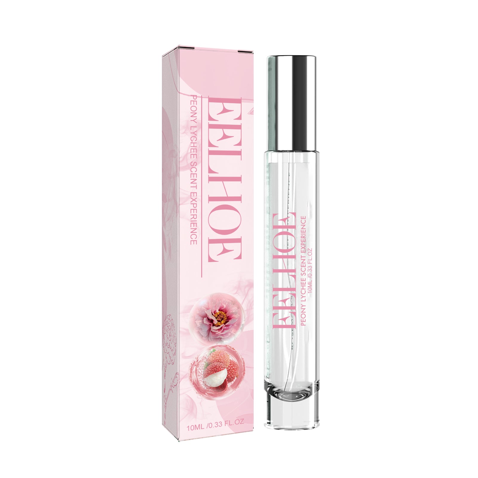 Parfum Pivoine Litchi, Parfum Frais Naturel Longue Durée, Parfum de Niche Portable