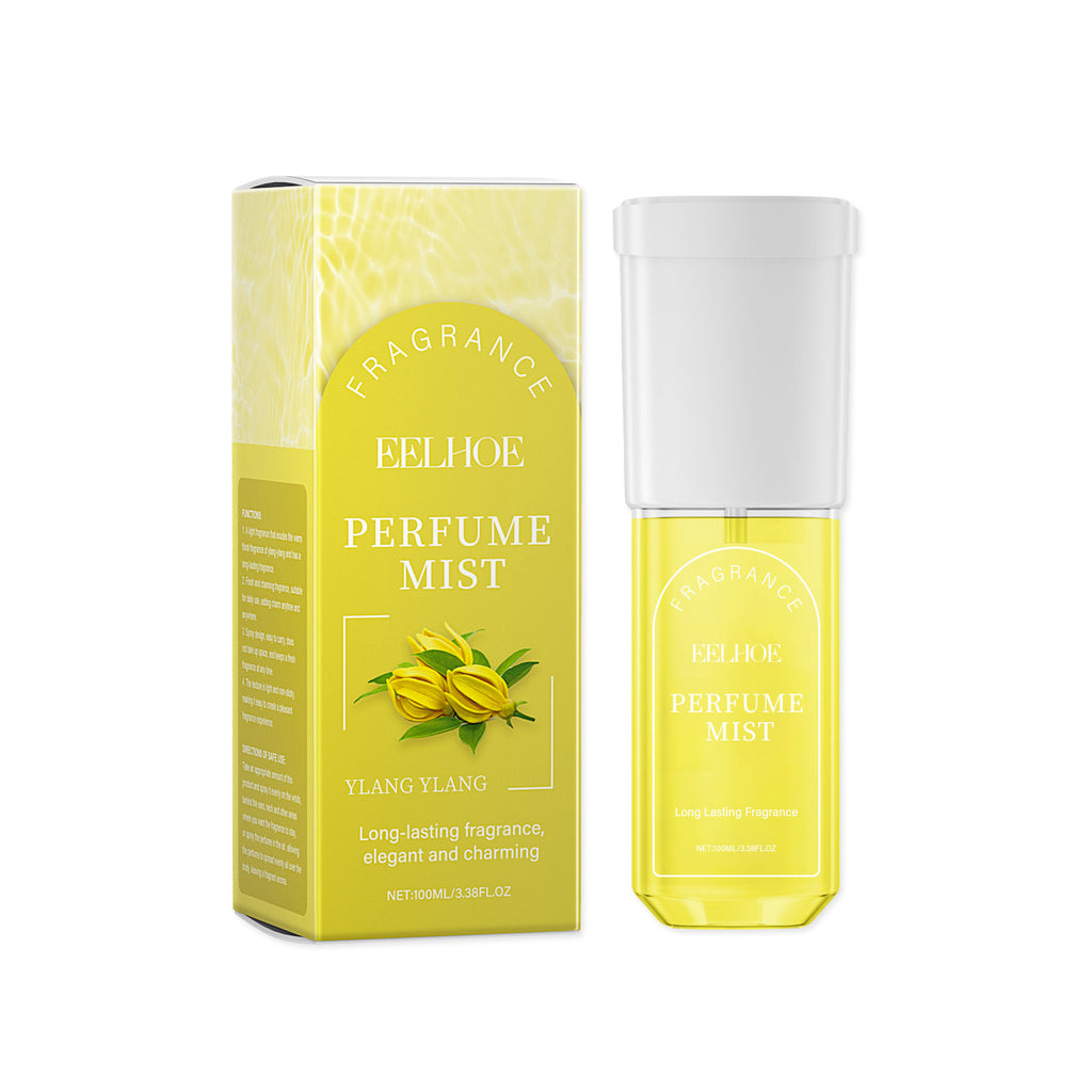 EELHOE Spray parfumé corporel Ylang Ylang Soir, Parfum Léger Doux Avec Une Fragrance Naturelle Fraîche Et Non Grasse