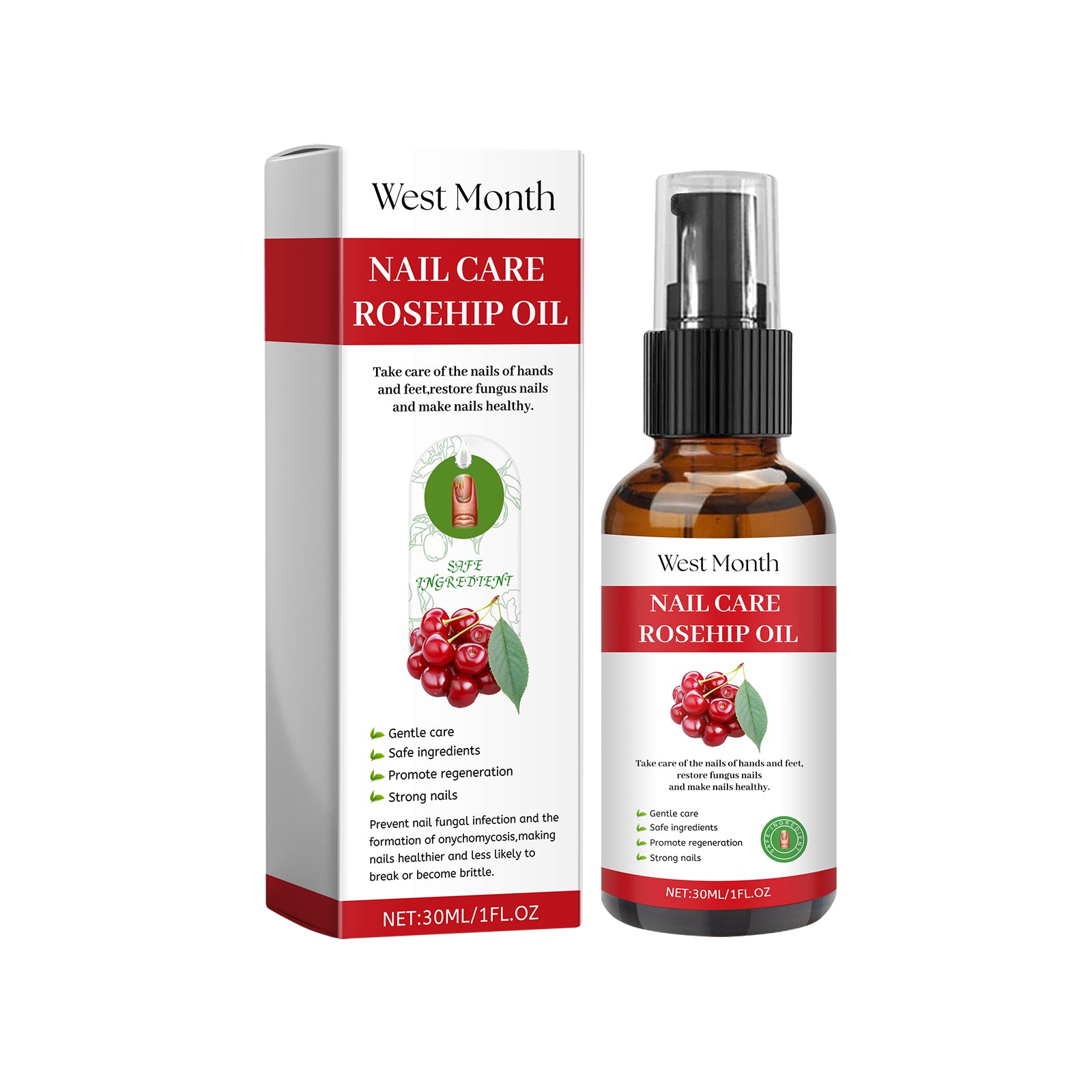 Solution de Soin des Mains, des Pieds et des Ongles Nourrit et Hydrate les Ongles et Solution de Réparation pour les Ongles Gris