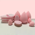 Lot de 12 éponges de maquillage Beauty Blender, éponges à fond de teint en forme d'œuf, pour cosmétiques liquides et crèmes, accessoires de maquillage pour femmes, outils de beauté