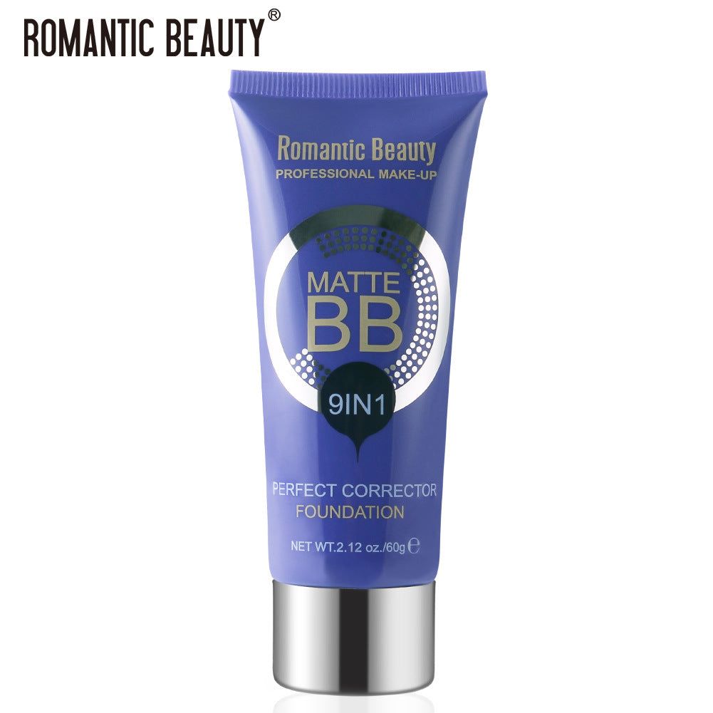 Fond de Teint Liquide Omantic Beauty Pour Sublimer les Pores du Visage Correcteur de Teint Longue Tenue Crème BB
